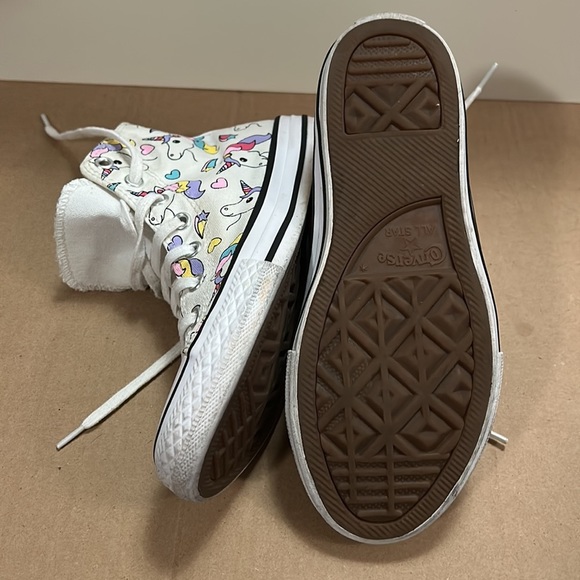 GIRLS' Converse Chuck Taylor All Star Printed Hi-Top Sneakers (Youth) sz US 2 - Picture 10 of 10